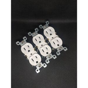 Set of 3 Leviton 5320-WCP 15A 125V Duplex Receptacle